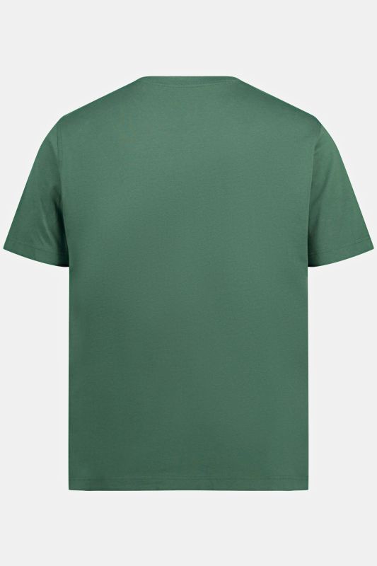 T-shirt Basic en coton peigné, col rond - jusqu'au 8 XL
