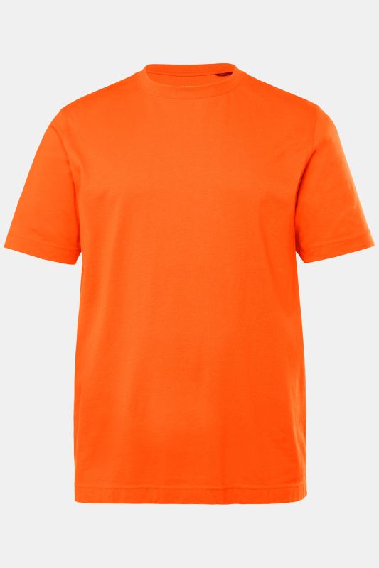 T-shirt Basic en coton peigné, col rond - jusqu'au 8 XL