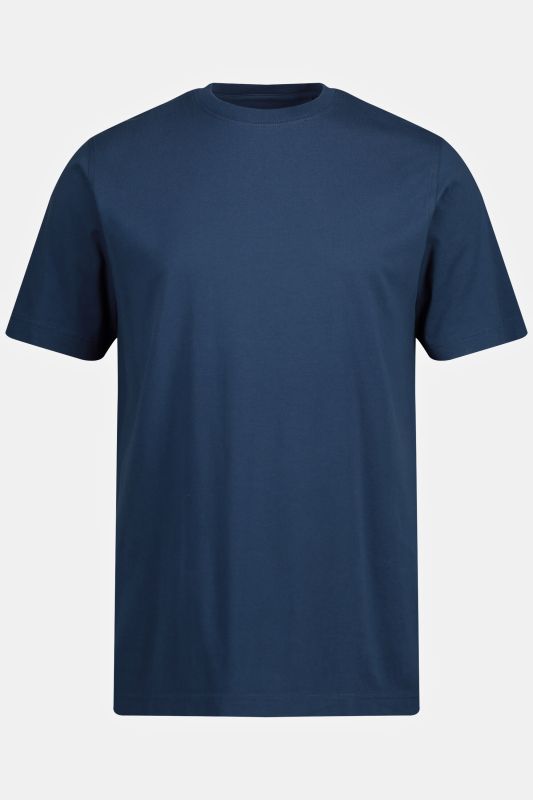 T-shirt Basic en coton peigné, col rond - jusqu'au 8 XL