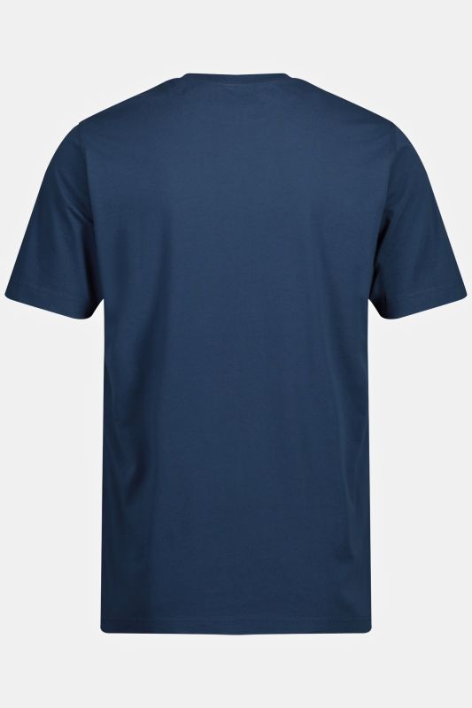 T-shirt Basic en coton peigné, col rond - jusqu'au 8 XL