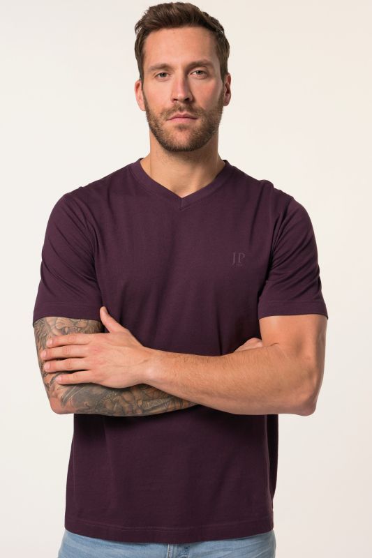 T-shirts, collection Basic, lot de 2. Col en V et manches courtes - jusqu'au 8XL