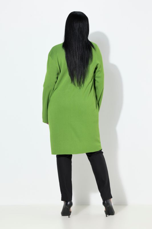 Cardigan coupe ouverte et longue, en maille fine et douce