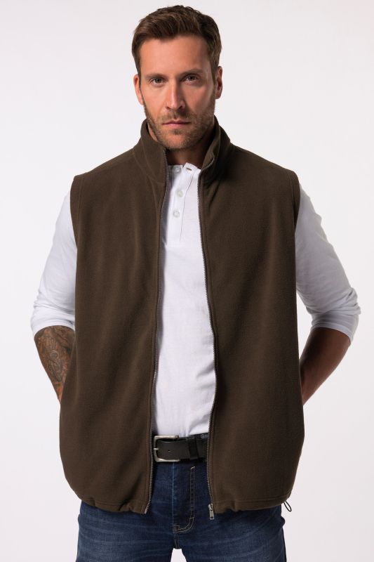 Gilet en polaire, col montant, collection Outdoor - jusqu'au 8 XL