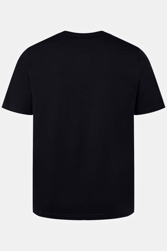 T-shirt Henley, collection Basic. Manches courtes et patte de boutonnage