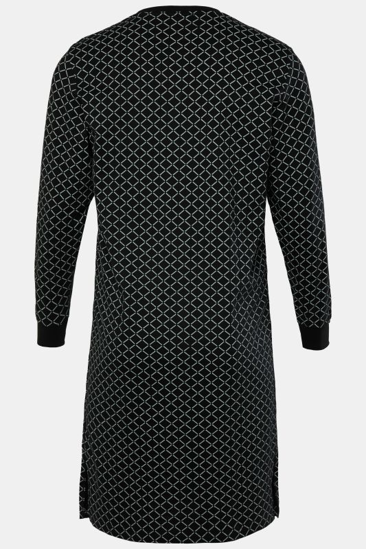 Chemise de nuit, uni, manches longues, jusqu'au 8 XL
