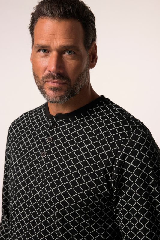 Chemise de nuit, uni, manches longues, jusqu'au 8 XL