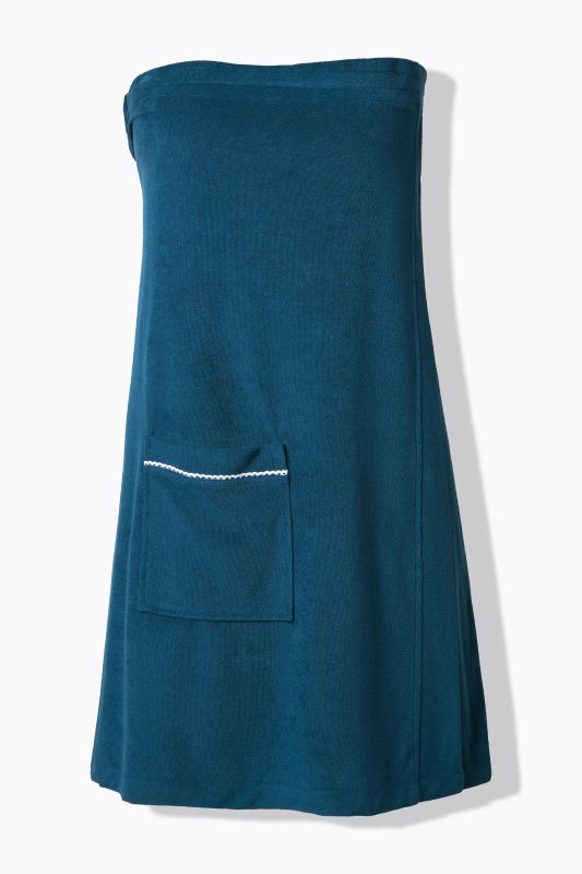 Robe sortie de bain en éponge. Fermeture velcro. Bande élastique dans le dos
