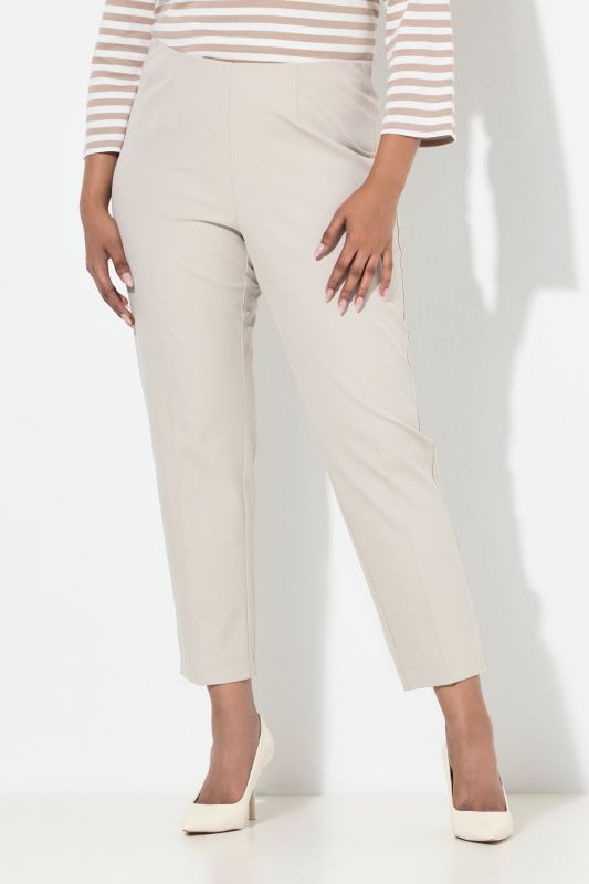 Pantalon 7/8 jambe étroite, taille élastique