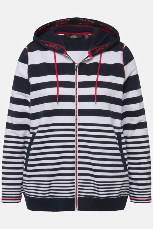 Veste à capuche, imprimé LOVE, coutures fantaisie