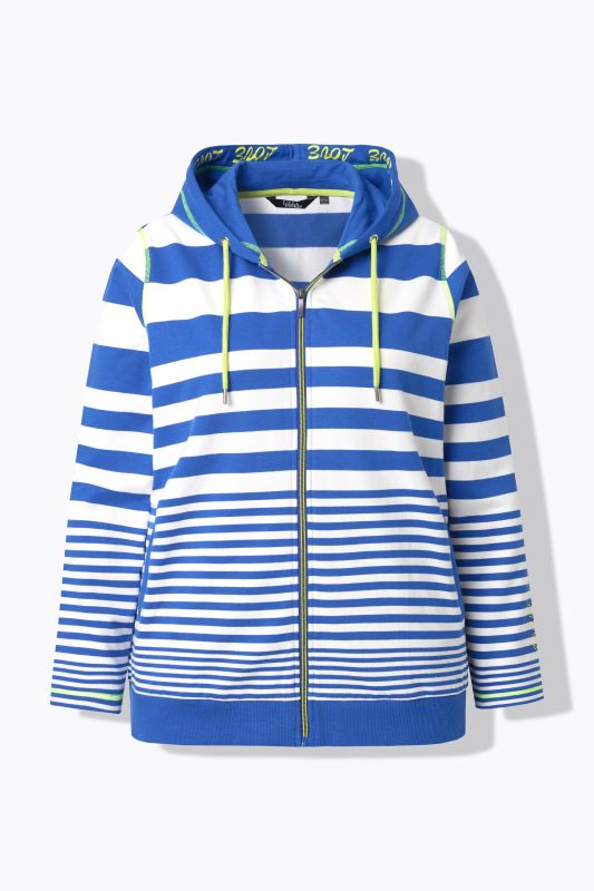 Veste à capuche, imprimé LOVE, coutures fantaisie