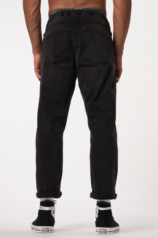 Jean STHUGE avec technologie FLEXLASTIC®. Denim au look destroy vintage. Jusqu'au 8 XL