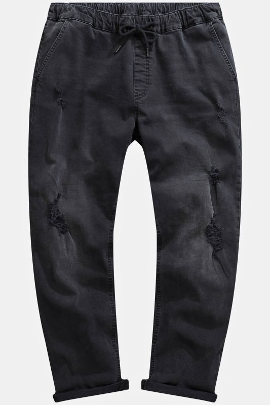Jean STHUGE avec technologie FLEXLASTIC®. Denim au look destroy vintage. Jusqu'au 8 XL