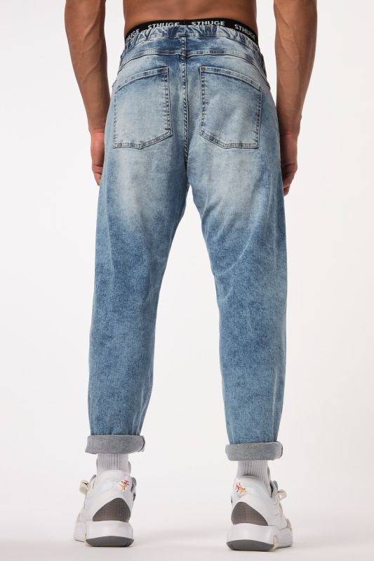 Jean STHUGE avec technologie FLEXLASTIC®. Denim au look destroy vintage. Jusqu'au 8 XL