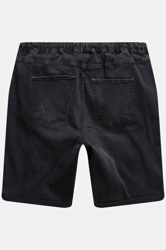 Bermuda en jean STHUGE, technologie FLEXLASTIC®. Denim à look destroy. Jusqu'au 8XL.