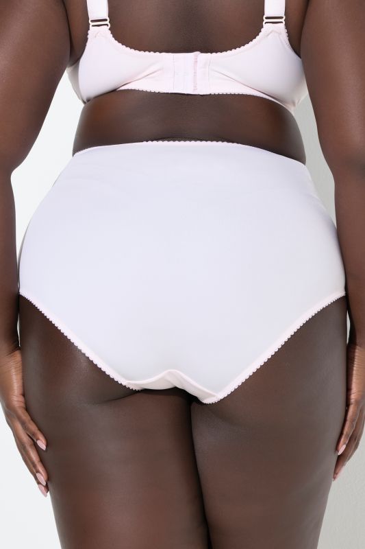 Culotte maxi en microfibre, dentelle sur les côtés