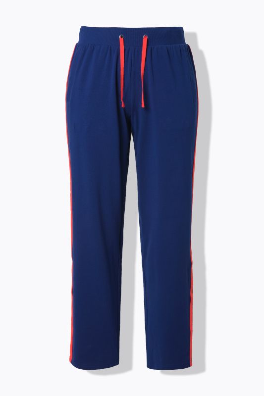 Pantalon de jogging, jambe droite. Bande colorée sur les côtés. Cordon de serrage à la taille.