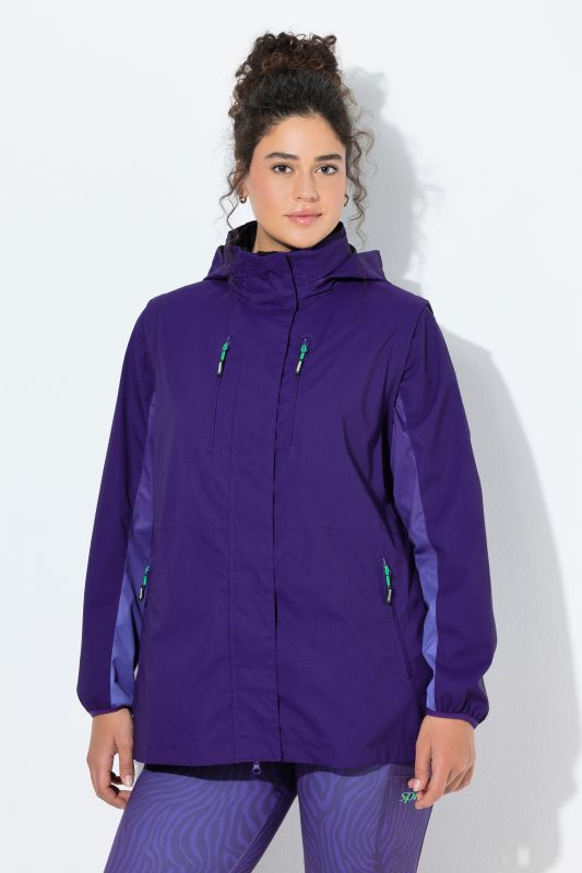 Veste technique 2-en-1 imperméable, manches amovibles