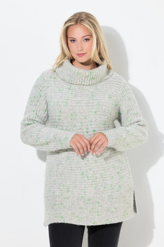 Pull à col roulé et manches longues