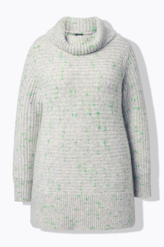 Pull à col roulé et manches longues