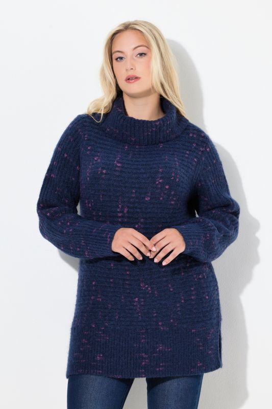 Pull à col roulé et manches longues