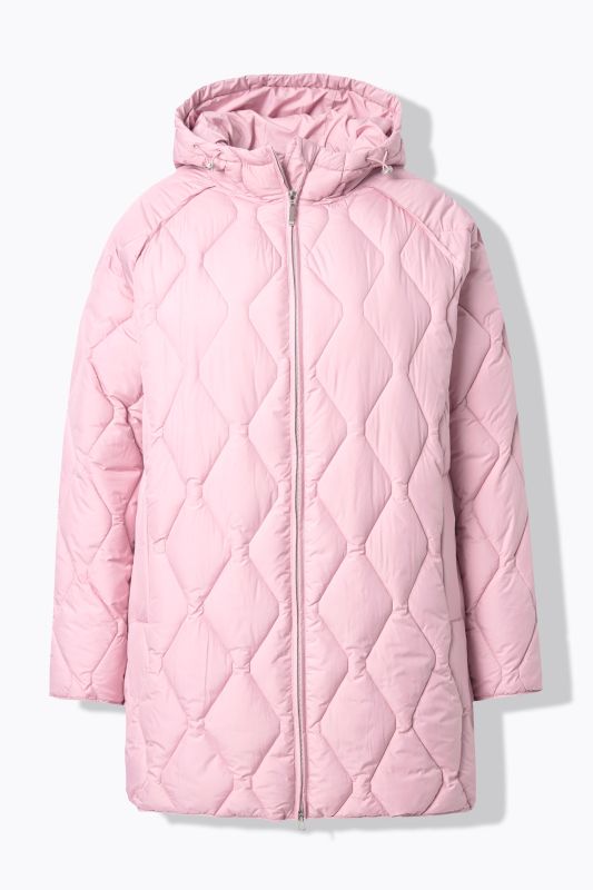 Longue veste matelassée HYPRAR, tissu déperlant, fermeture éclair à double curseur