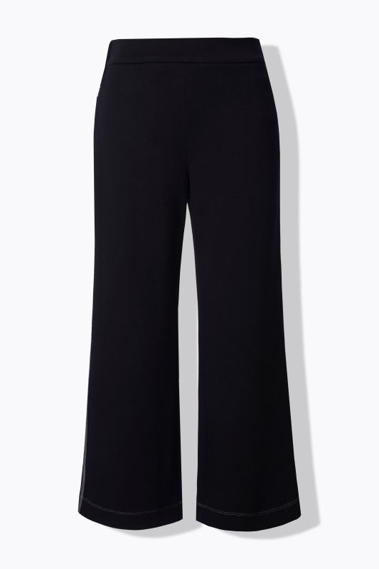 Pantalon de jogging Rose, jambe large et bande fantaisie scintillante