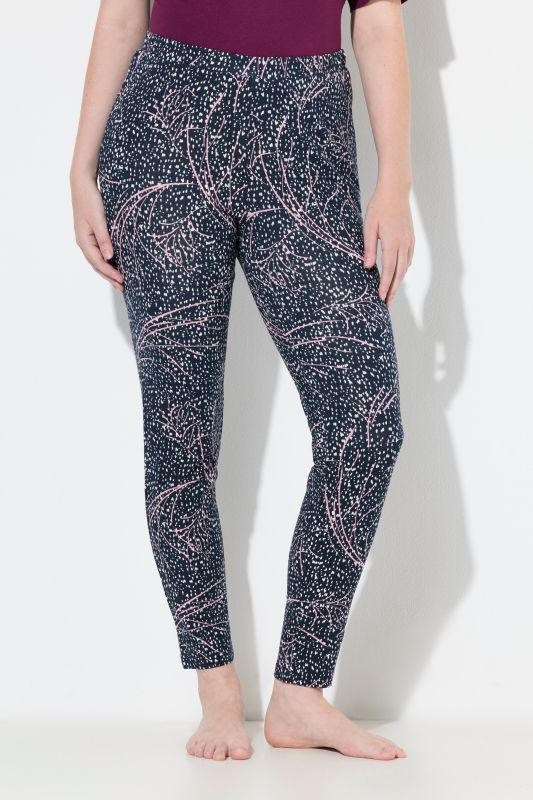 Legging en coton bio, jambe étroite et taille élastique