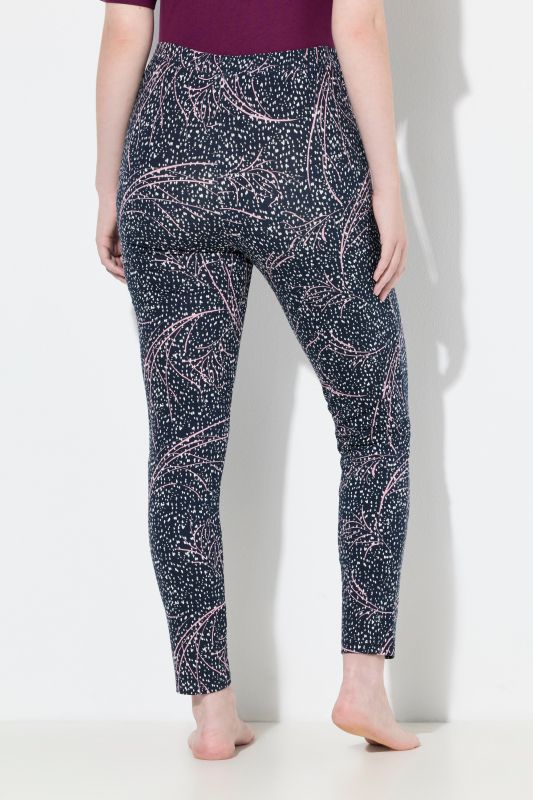 Legging en coton bio, jambe étroite et taille élastique