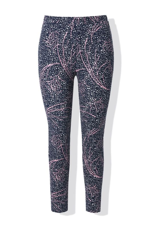 Legging en coton bio, jambe étroite et taille élastique