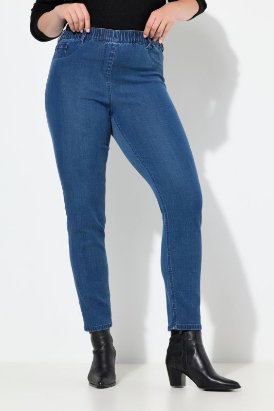 Jegging Sienna en Lyocell mélangé, taille élastique et jambe étroite