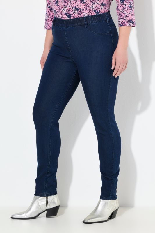 Jegging Sienna en Lyocell mélangé, taille élastique et jambe étroite
