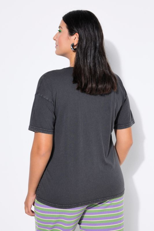T-shirt oversize, avec message