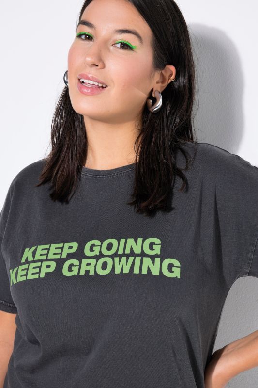 T-shirt oversize, avec message