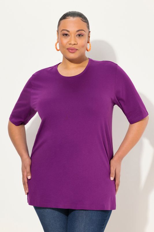 T-shirt coupe Relaxed Fit, décolleté rond et manches courtes