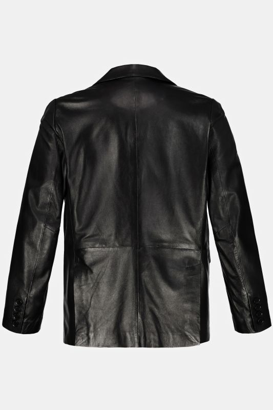 Blazer  en cuir d'agneau nappa, souple