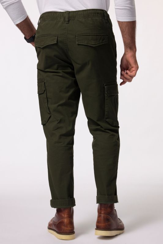 Pantalon cargo JP 1880 FLEXNAMIC®, nombreuses poches, coupe Straight Fit, jusqu'au 8 XL