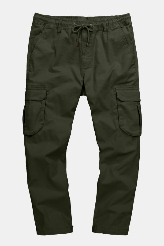 Pantalon cargo JP 1880 FLEXNAMIC®, nombreuses poches, coupe Straight Fit, jusqu'au 8 XL