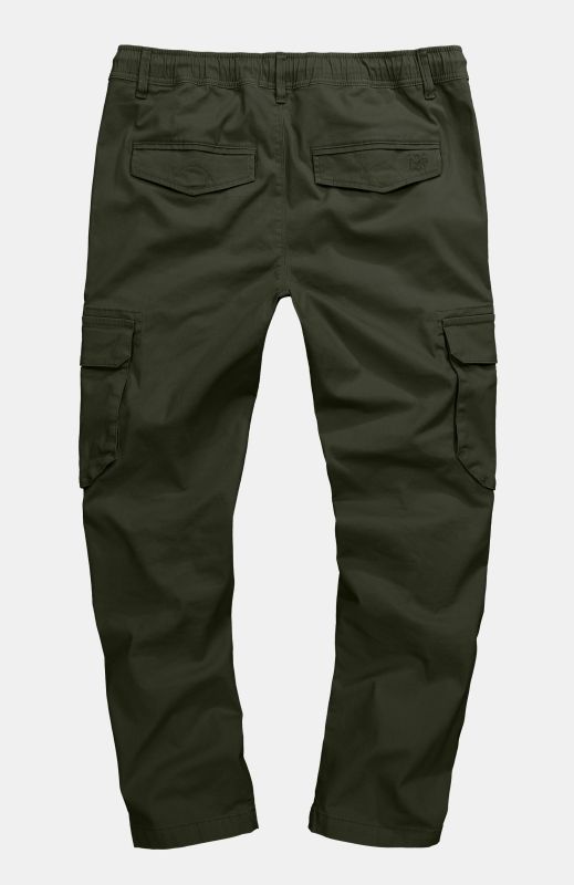 Pantalon cargo JP 1880 FLEXNAMIC®, nombreuses poches, coupe Straight Fit, jusqu'au 8 XL