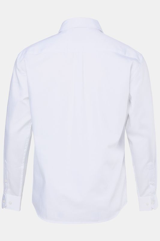 Chemise JP 1880 texturée, manches longues et col requin, coupe Modern Fit - jusqu'au 8&nbsp;XL