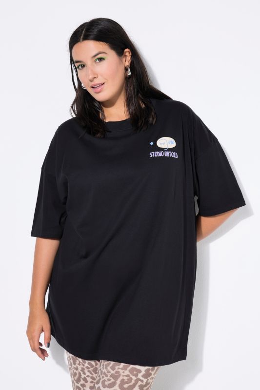 T-shirt oversize, imprimé devant et derrière
