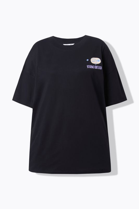 T-shirt oversize, imprimé devant et derrière