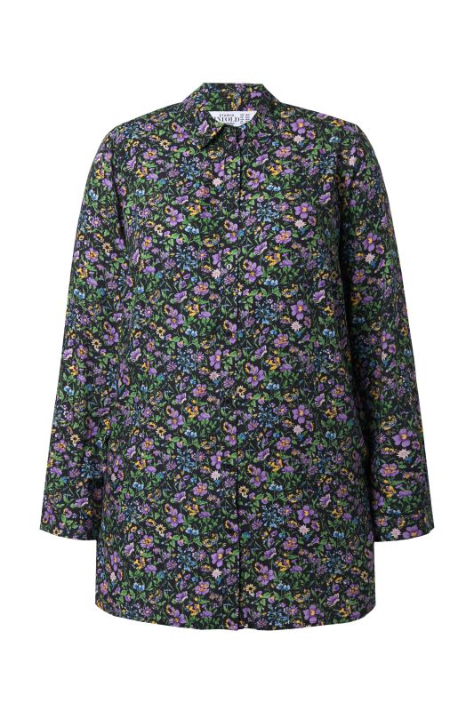 Chemisier coupe Wide Straight Shape, imprimé à fleurs