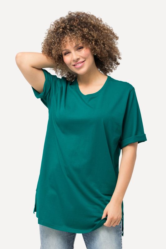 T-shirt coupe Relaxed Fit, décolleté rond et manches courtes