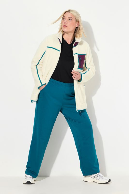 Pantalon de jogging, jambe droite et taille élastique