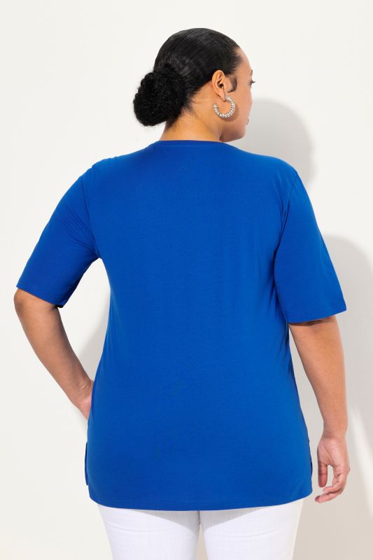T-shirt coupe Relaxed Fit, décolleté rond et manches courtes