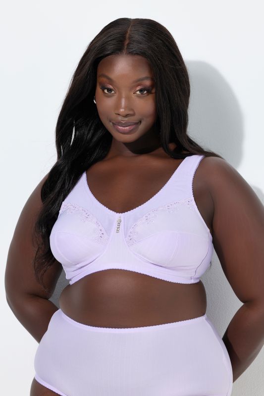 Soutien-gorge de maintien sans armatures, pendentif en strass - bonnet B-G