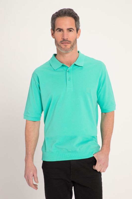 Polo en piqué à manches courtes, coupe ventre confort, collection Basic - du XXL au 10 XL