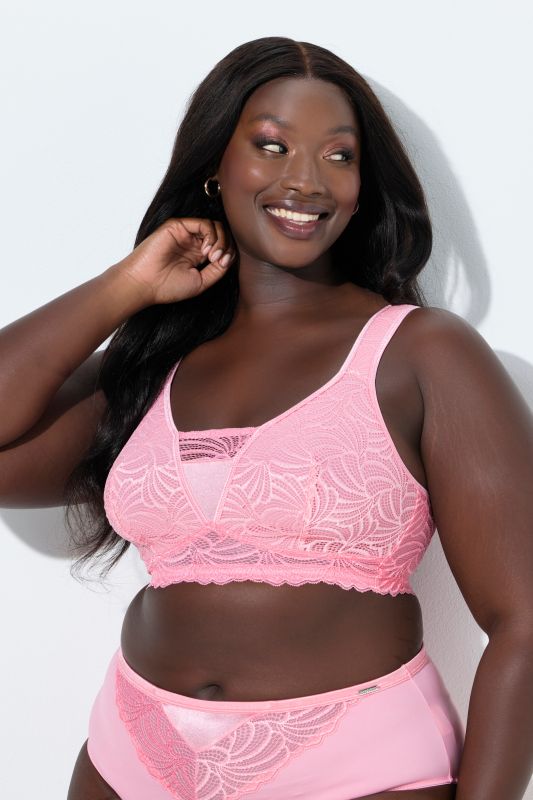 Bralette en dentelle, sans armatures - bonnet B-F.