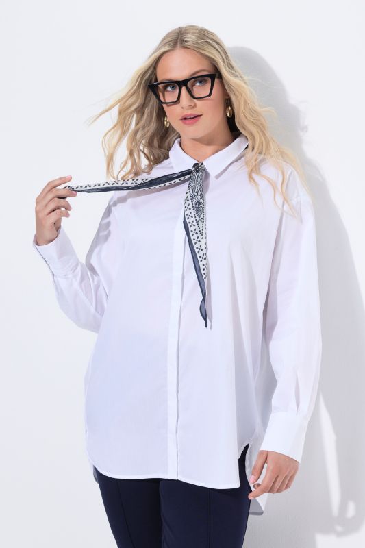 Chemisier oversize à manches longues