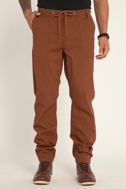 Pantalon en twill à enfiler FLEXNAMIC®, coupe Modern Fit, grandes poches - jusqu'au 8 XL